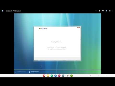 Видео: Установка Windows Vista build 5270 в Limbo PC Emulator