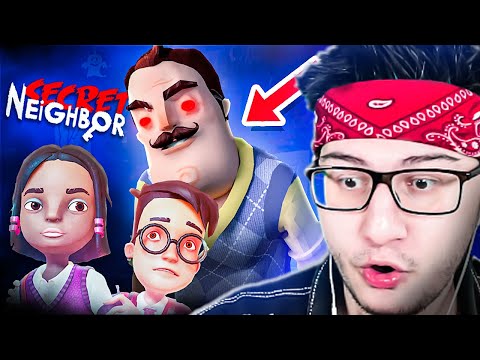 Видео: КЛОУНСКИЙ СОСЕД ИЩЕТ НАС ПО ВСЕМУ ДОМУ В SECRET NEIGHBOR