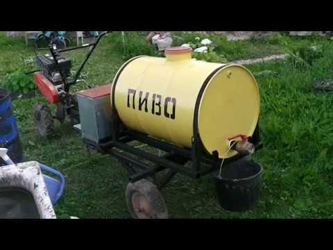 Видео: Цистерна для мотоблока
