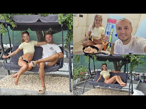 Видео: Купили Ангельский радужный камень. Теперь у нас две качели