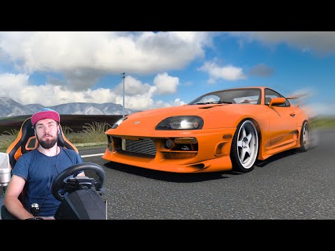 Видео: РАЗОГНАЛ СУПРУ 1400 СИЛ до 300км/ч - Euro Truck Simulator 2 + РУЛЬ FLASHFIRE IMOLA F107