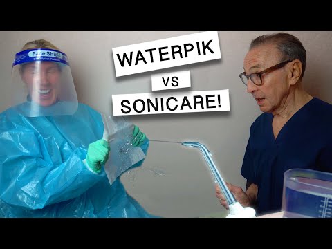 Видео: WATERPIK против SONICARE | Тест под давлением и обзор