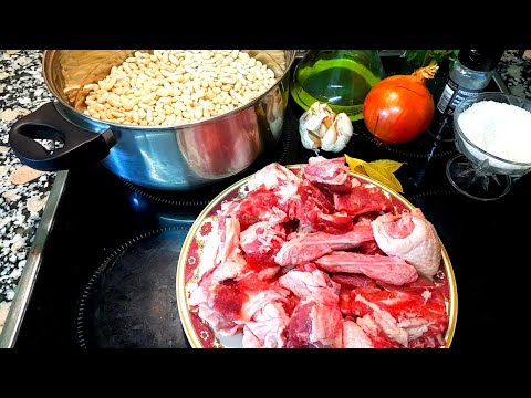 Видео: Тушёная Утка с Фасолью Готовим Дома /Царское Блюда 