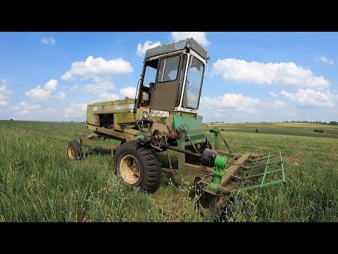 Видео: Все еще в строю FORTSCHRITT Е-303 Самоходная косилка на заготовке сенажа!