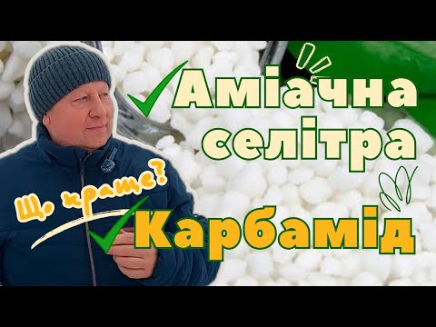 Видео: АМІАЧНА СЕЛІТРА чи КАРБАМІД | Що краще?