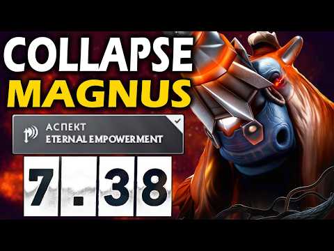 Видео: Коллапс на Новом Магнусе в Патче 7.38 - Collapse Magnus 7.38 ДОТА 2