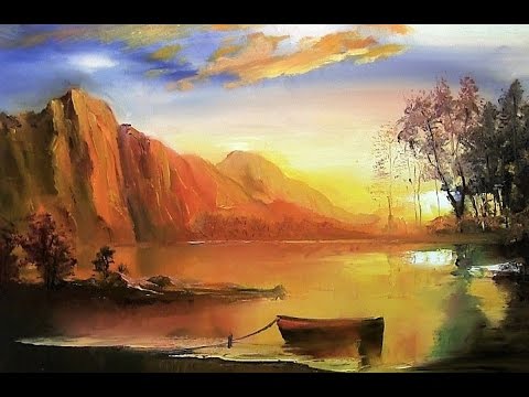 Видео: Мастер-Класс живописи Александра Южакова Яркий Пейзаж
