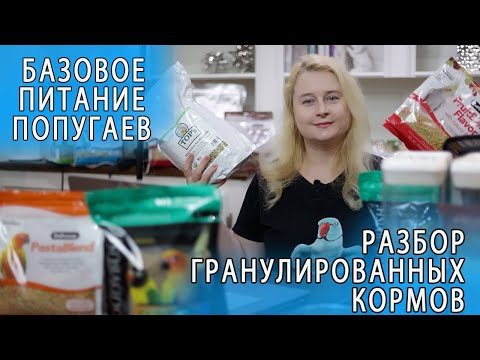 Видео: ЧЕМ КОРМИТЬ ПОПУГАЕВ | ПОЧЕМУ ЗЕРНОВОЙ КОРМ ВРЕДЕН | ГРАНУЛИРОВАННЫЙ КОРМ ДЛЯ ПОПУГАЕВ