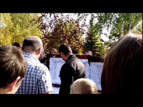 Видео: Похороны и прощание с Аркадием Кобяковым23.09.2015