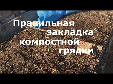 Видео: Правильная закладка компостной грядки!