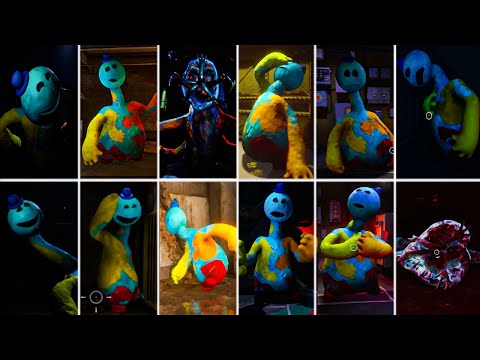 Видео: Poppy Playtime: Глава 4 - Доуи, Человек-пончик. ВСЕ сцены (Витрина)