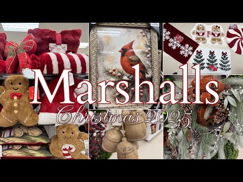 Видео: Рождественский декор Marshalls 🎄 Покупайте вместе со мной 2025 | Элитные и новые находки