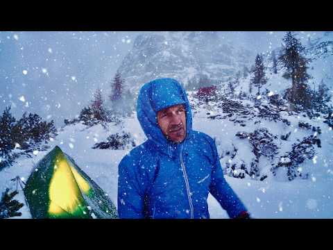 Видео: Каково это на самом деле — ночевать в диком лагере в снегу (3 дня)