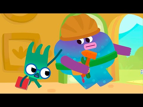 Видео: Вкусные приключения - Ум и Хрум: СТРОИТЕЛЬ  - Мультфильм для детей | Серия 49