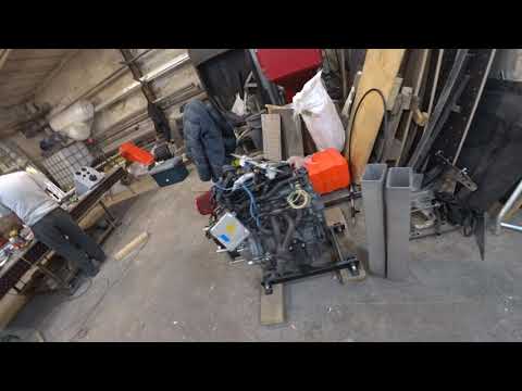 Видео: Аэролодка 110л.с.на базе SOLAR 520. Строительство и первый выезд.