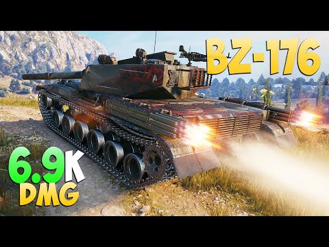 Видео: BZ-176 - 7 Kills 6.9K DMG - Невозмутимый! - Мир Танков