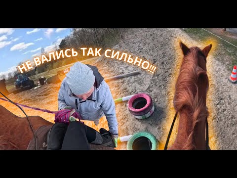 Видео: УЧУ ГАЛОП! 🐎 Тренировка от ПЕРВОГО ЛИЦА с комментариями ТРЕНЕРА ✨|| GoPro
