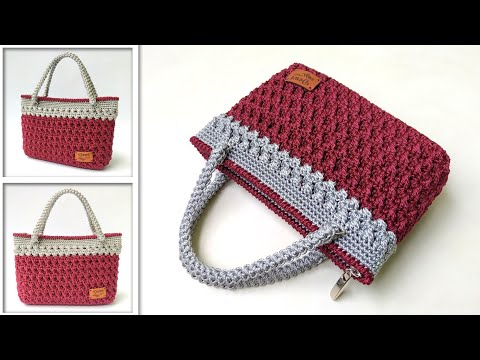 Видео: ПОСЛЕДНИЙ УЗОР ВЯЗАННОЙ КРЮЧКОМ СУМКИ, ЛЕГКО И КРАСИВАЯ