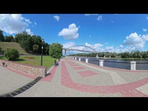 Видео: #Гомель | Набережная | VR #TimeLapse 8k