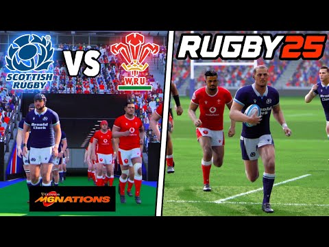 Видео: ШОТЛАНДИЯ против УЭЛЬСА | Турнир 6 Наций 2025, раунд 4 | Игровой процесс и комментарии по регби-2...