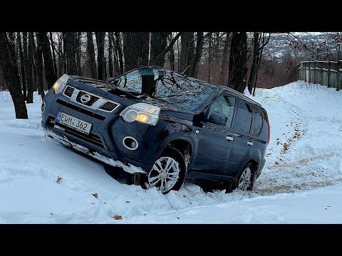 Видео: Зимнее бездорожье с NISSAN X-Trail T31 4x4