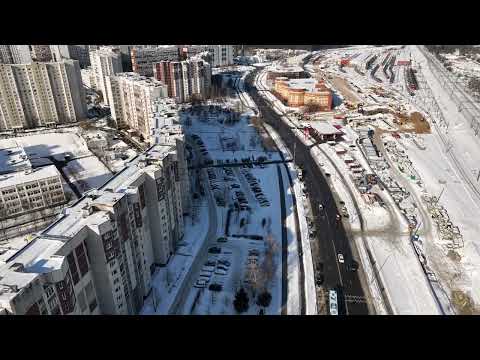 Видео: Строительство ТПУ Крюково (Зеленоград) МЦД3  февраль 23