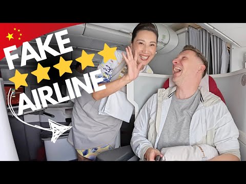Видео: Китайская авиакомпания фальшиво называет себя 5-звездочной!