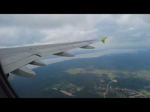 Видео: Полет рейсом S7 "Казань - Домодедово" полностью (FullHD)