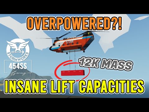 Видео: Сколько могут ПОДНЯТЬ реактивные двигатели в Штормворксе?!