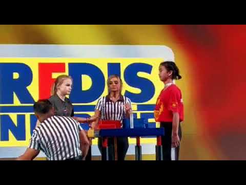 Видео: Каратаева Жибек чемпионка мира по армрестлингу суб юниоры 40 кг Румыния 2019