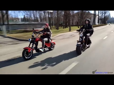 Видео: Электроскутер CITYCOCO Chopper 3000W SkyBoard Тест Драйв электрочоппер электробайк сити коко