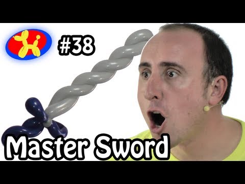 Видео: Balloon Master Sword - Уроки создания животных из воздушных шаров #38 (скручивание воздушных шаро...