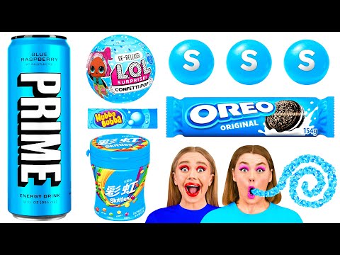 Видео: Челлендж с Синей Едой | Вкусные Кухонные Лайфхаки c BaRaDa Gold Challenge