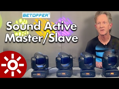 Видео: Как запрограммировать 4 вращающиеся головы Betopper Spot Gobo!