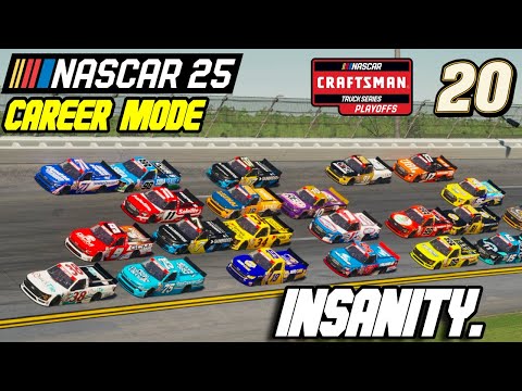 Видео: САМАЯ БЕЗУМНАЯ/СТРЕССОВАЯ ГОНКА DEGA — режим карьеры NASCAR 25