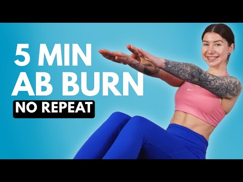Видео: 5-минутная тренировка для сжигания пресса, которую вы действительно закончите (без повторений)
