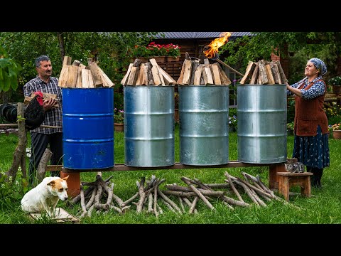 Видео: Изготовление древесного угля для барбекю и приготовления шашлыков из баранины