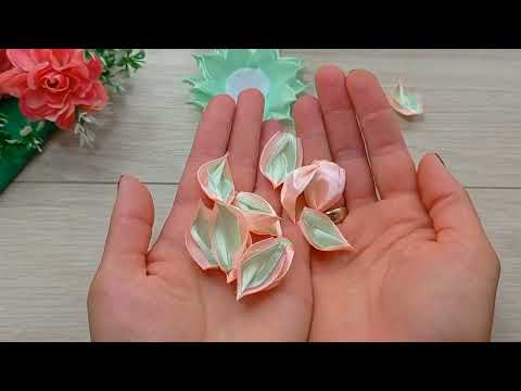 Видео: DIY 🎀Учимся создавать бантики цветы. Они меня покорили🎀Taller de lazos de raso