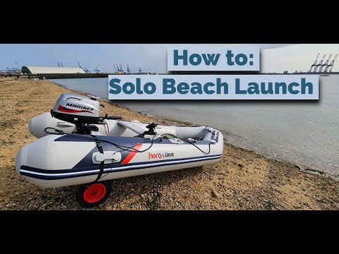 Видео: Маленькие надувные лодки — как спустить их на воду в одиночку — SIB Fishing UK