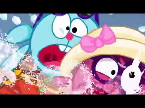 Видео: Мультклипы - Песенки Смешариков - Баламут и обормот