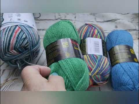 Видео: Купила носочную пряжу...