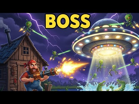 Видео: Swamp Attack - ЧАСТЬ 12 Обновление Охота на ЗОМБИ Зверей (НОВАЯ ИГРА) Атака на Болото Прохождение