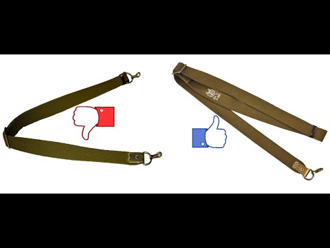 Видео: Как правильно повесить брезентовый ремень от АК