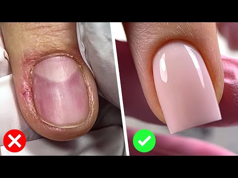 Видео: НАРАЩИВАЙ ТАК! ГЕЛЕМ НА НИЖНИЕ ФОРМЫ! ОЧЕНЬ СЛОЖНАЯ коррекция!