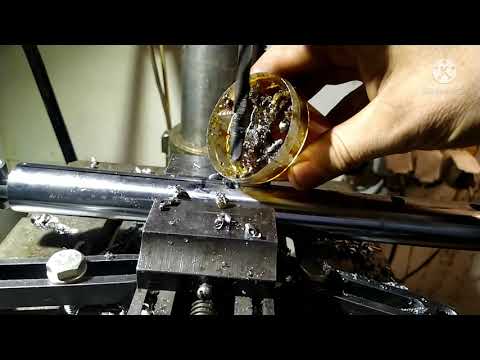 Видео: Сверление хромированного штока. Борштанга.