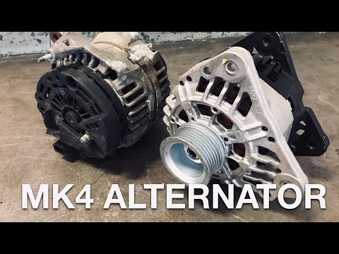 Видео: Замена и идентификация генератора VW 1999-2005 mk4 Jetta Golf Beetle