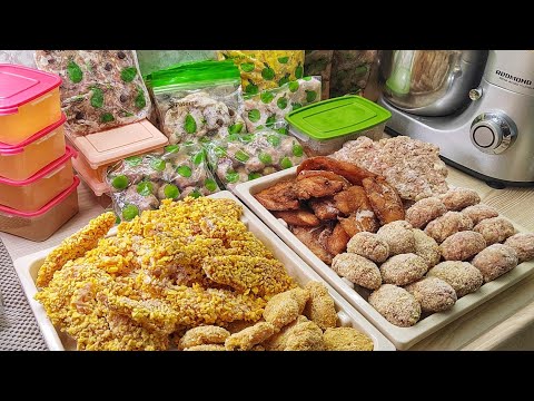 Видео: ЗАГОТОВКИ в морозилку | домашние ПОЛУФАБРИКАТЫ | ЭКОНОМНАЯ заготовка | простые РЕЦЕПТЫ