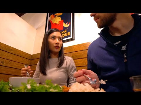 Видео: Нежное свидание с японкой Маки. Реакция на мою бороду и волосы. Осторожные ухаживания
