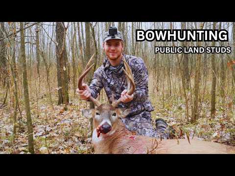 Видео: Гигантский миссурийский олень!! Общественная земля!