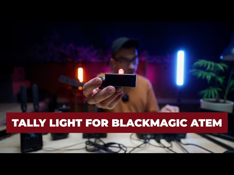 Видео: ТАЙЛИ ДЛЯ ПРЯМЫХ ЭФИРОВ / Tally light for blackmagic ATEM
